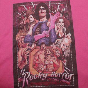 Bella Canvas Rocky Horror Picture Show Pink Graphic T-Shirt - Size S